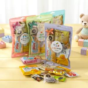 리본 지퍼백 포장 간식 2호 어린이날 체육대회 단체 선물 학교 행사 유치원