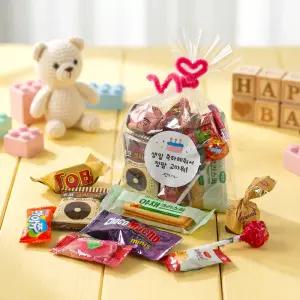 모루 opp 간식 9종 꾸러미 과자선물세트 어린이날 단체 행사 라벨 무료