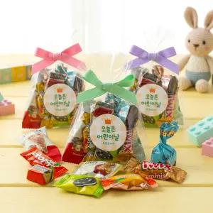 리본 opp 포장 간식 9종 꾸러미 학교 단체 선물 행사 어린이날 체육대회 크리스마스 할로윈