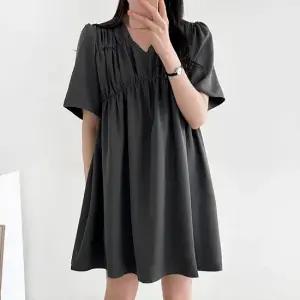 H스타일 OP)로엔브이셔링미니원피스 봄 여름 원피스 OPS 데일리 홈웨어 빅사이즈 데이트룩