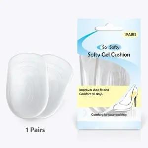 포렉스 실리콘 발 뒷꿈치 쿠션 패드 구두 하이힐 1세트