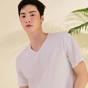 [체이스컬트] [3color] 유니 브이넥 면 반팔티