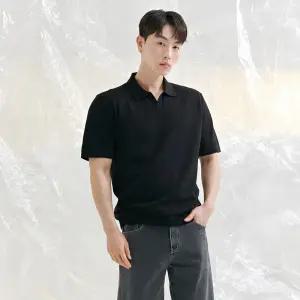 [체이스컬트] [3color] 남자 오픈카라넥 여름니트