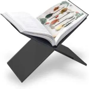 SK 아크릴 책꽂이 대형 - 11 x 6 5.2 꾸란 홀더 커피 테이블 주방용 쿡북 스탠드 가정 및 장식