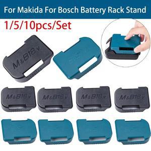 Bosch 호환/Makita 호환 18V 장치용 배터리 보관 케이스 홀더 도구 고속 충전