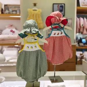 [압소바](신세계 사우스시티)(26년 S/S 출산.백일선물 2종세트) 시트롱 우주복(모자)(민트+빨강)//A1322...