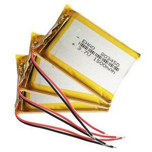 3PCS 3.7V 1500mAh Lipo 폴리머 리튬 충전지 803450 GPS 네비게이터 DVD 레코더 헤드셋 전자책 카메라용