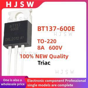 10/20/50/100PCS 100% 새 제품 및보증 BT137-600E BT137 600E TO-220 8A 트라이악