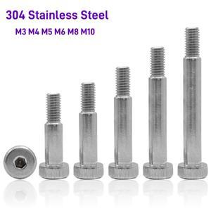 육각 소켓 위치 샤프트 숄더 나사 스테인리스 스틸 널링 플매트 카펫 러그 리미트 컵 헤드 베어링 볼트 M3