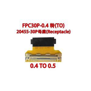 노트북 컴퓨터용  LED 스크린 EDP FPC30P-0.4 ~ 20455-30P 리셉터클 커넥터