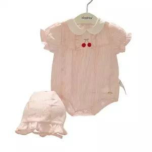 [압소바](신세계 사우스시티)(26년 S/S 출산.백일선물) 펠레 반소 바디슈트(모자)((핑크))/A1310626