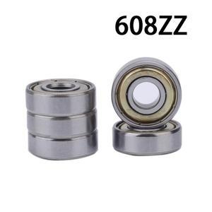10개입 608zz 볼 베어링 8x22x7mm 이중 차폐 미니 소형어처 고탄소강 단일열