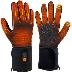 남성용 EBOSOM 온열 장갑 라이너 충전식 배터리 전기 스키 스노보드 하이킹 사이클링을 위한 관절염