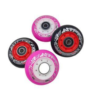 VXT500 립스틱 인라인 스케이트 휠4팩 옵션 스틸 85A 블루 보드