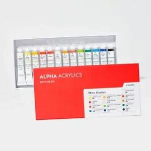 미술용 물감 그림용 회화 재료 튜브 디자인