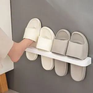 거치대 현관 무타공 걸이 벽걸이 욕실화 정리 다용도 실내화