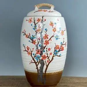 쌀독 쌀 곡물 20kg 대형 도자기 항아리 분청