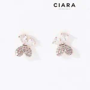 [씨아라]CIARA 14K Saviano 버터플라이 하프샤이닝 귀걸이(GoldPlated)