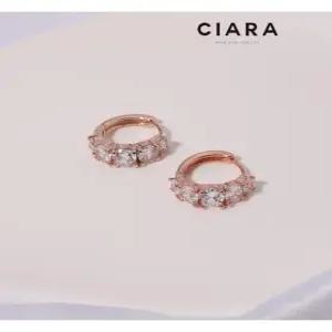 [씨아라]CIARA 14K Messina 볼드스톤 샤이닝 원터치 귀걸이(GoldPlated)