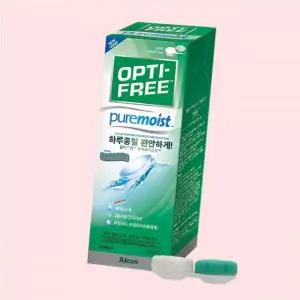 옵티프리 퓨어모이스트 렌즈세정액 + 렌즈케이스 300ml 1개 4541207