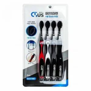 TBZ BTM-M318 하얀치아엔 차콜 초극세모 4입