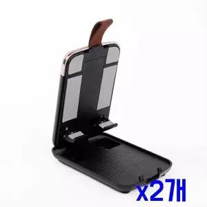 TBZ 접이식 간편 휴대 스마트폰 다용도 거치대(블랙) x2개