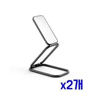 TBZ 간편 2단 스마트폰 거치대(사각) (다크그레이) x2개