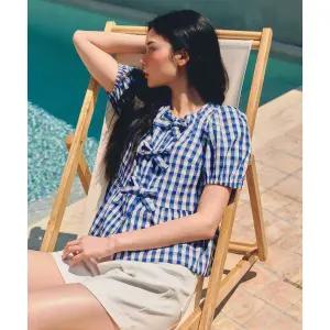 ROEM 리본 블라우스_RMBLF37RT5 100758