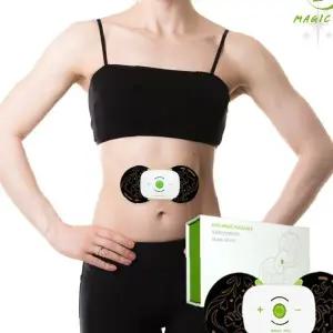 복부 전용 근육자극기 충전식 휴대용 마사지 패드 복근 허리 팔 다리 전신 근육