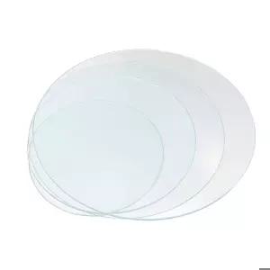 4Pcs 두꺼운 시계 유리 화학용 고내열성 실험실 유리 장비 여러 기능 사용 가능