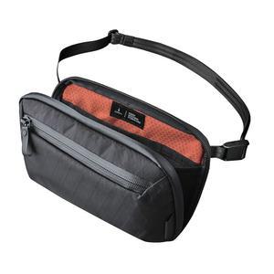 엘리먼트 테크 케이스 미니 컴팩트 전자 제품 정리함 충전기 및 용 소형 케이블 백 휴대폰 파우치 여행용 액세서리 케이스 크로스바디 슬링 블랙 X Pac VX42