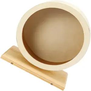 작은 애완동물 저빌 마우스와 햄스터를 위한 안정적인 베이스 중간 크기 운동 휠을 갖춘 프레티줌 무소음