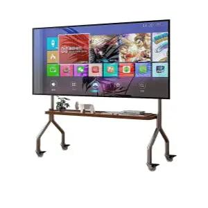 이동식 티비거치대 바퀴형 티비받침대 초대형 TV스탠드 80인치까지