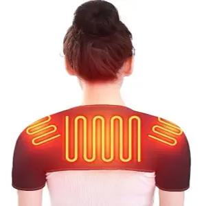 온열 찜질 어깨 양어깨 usb 전원 등 마사지기 가정용 찜질기 가열형 5v