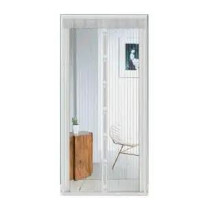 [JED] 방충망 압정 화이트 붙이는 문 파리망 접착 현관 커텐 자석 모기장 문발 방 커튼 100x210