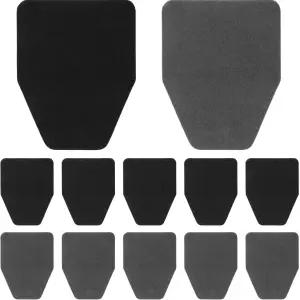 12개 소변 매트 TPR 미끄럼 방지 세척 일회용 패드 남성용 욕실 화장실 광고용 바닥 제거용 흡수 냄새 20.5