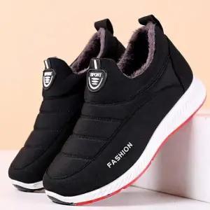 남자겨울신발 남성 겨울 신발 따뜻한 털 안감 패딩 슬립온 방한화