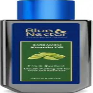 블루 넥타 카다멈 민트 오일 구강 청결제 아유르베다 시원한 상쾌한 입냄새와 일상 관리를 위한 천연 풀링