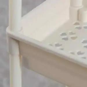 [SBD] 수납선반 4단 화이트선반 사무실선반 백색 틈새수납 틈새선반