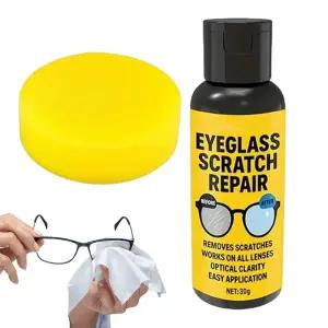 렌즈용 전문 스크래치 제거 키트 30g 수리 유리 연마 카메라 및 시계 컴파운드 사용하기 쉬운 솔루션