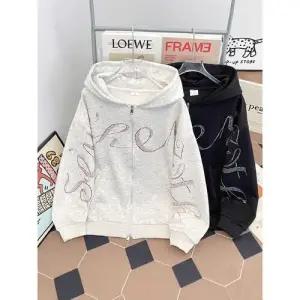 록쉬블몰 춘추 남성용 집업 커플 빈티지레터링 스트리트 후드 카디건 HO3