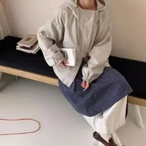 여자 봄 야구 점퍼 잠바 후드 스포츠 솔리드 트렌치코트 ST1