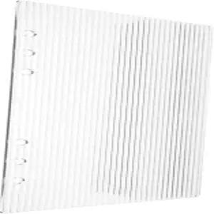 샤워로 A5 투명 바인더 커버 6링 아크릴 노트북 플래너 쉘 탈착식 예산 재킷