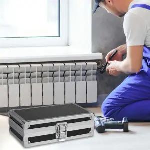 잠글 수 있는 알루미늄 합금 도구 상자 전자제품 동전 액세서리용 경량 휴대용 케이스 도구 보관 정리함