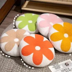 [Deco] 꽃방석 사무실 식탁 벤치 의자 원형 쿠션 방석