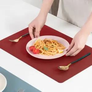 식탁의 품격 레드 테이블 매트 1개