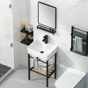 간이 세면대 세면기 부착식 싱크대 미니세면대 소형 보조