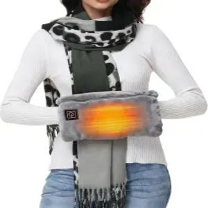 SNZ 휴대용 손난로 그래핀 파우치 히팅 패드 3단계 난방 빠른 열 캠핑 야외 활동용 전기 배터리 미포함
