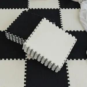 ZGFUSVFD 연동 카펫 사각형 플러시 폼 바닥 매트 60개 - 커버 58제곱피트 퍼즐 플레이 소프트 러그