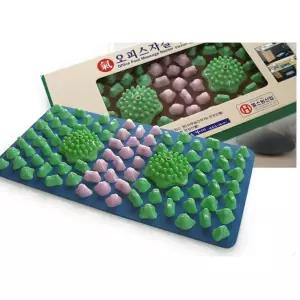 책상 옥자갈 발바닥 아치 지압 패드 매트 사무실 쇼파밑 주방매트